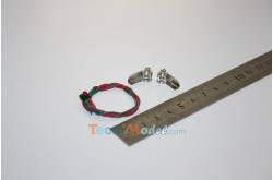Feux de navigation 15mm rouge/vert avec ampoules 6v Aero-Naut 566115