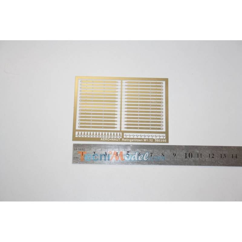 30 Rail stanchions 3 holes 32mm
