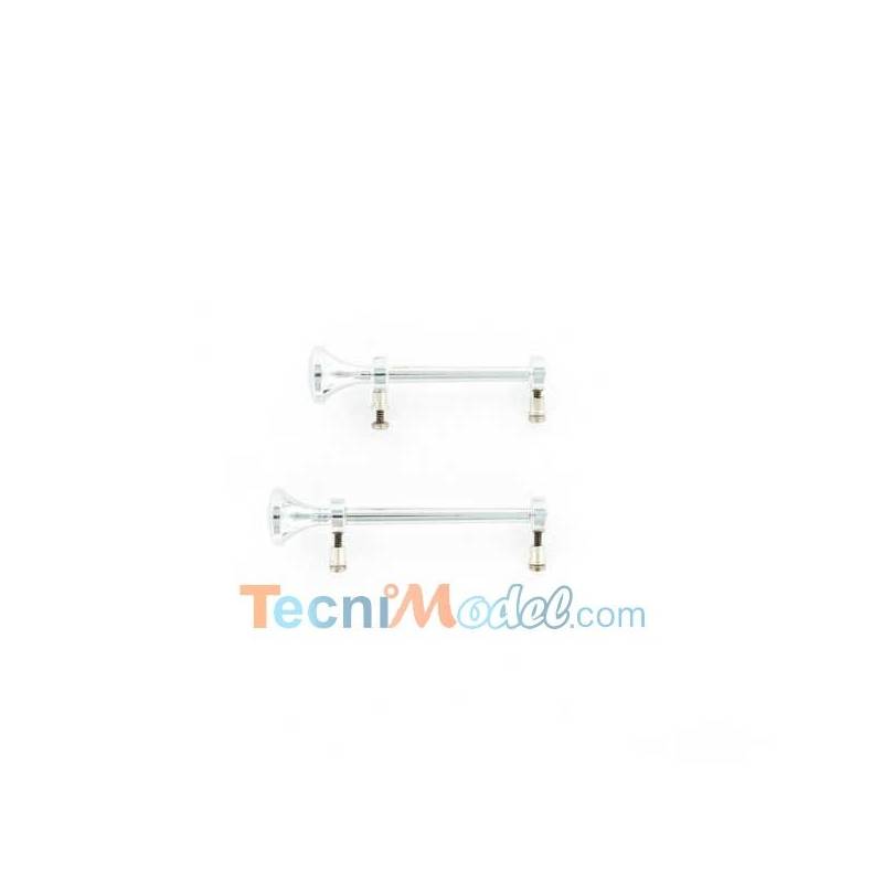 Jeu de 2 trompes pour MB Actros Tamiya