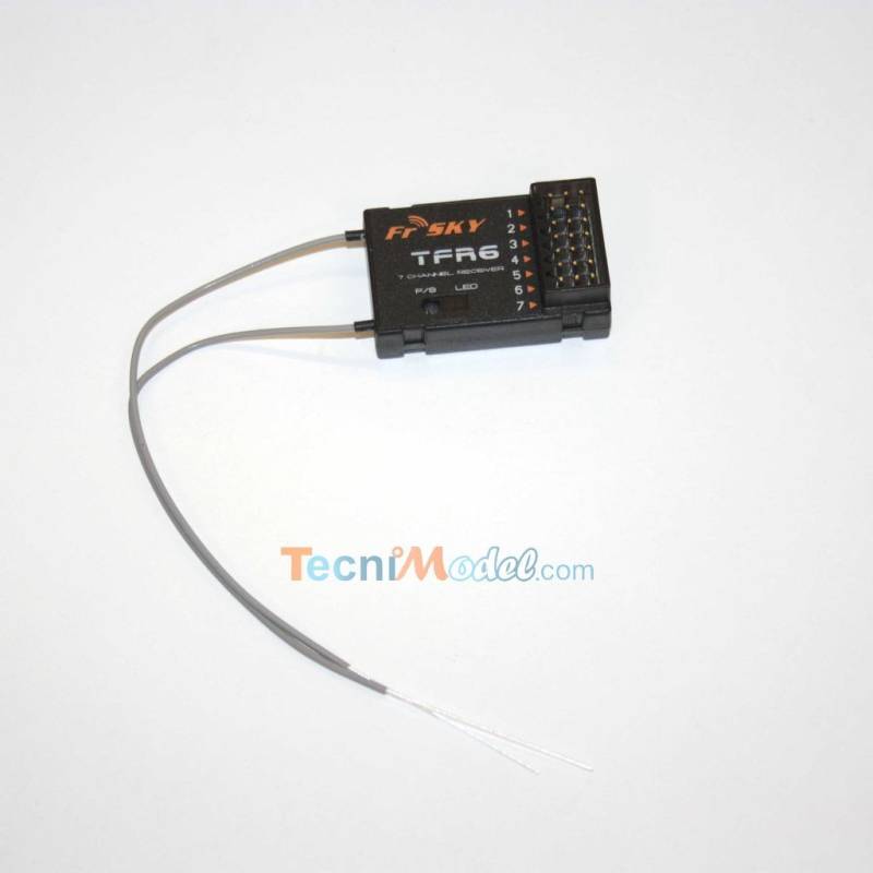 Récepteur TFR6 7 voies FRSKY compatible Futaba FASST
