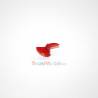 29mm red plastic marine propeller M4