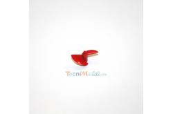 Red plastic propeller 26mm M4