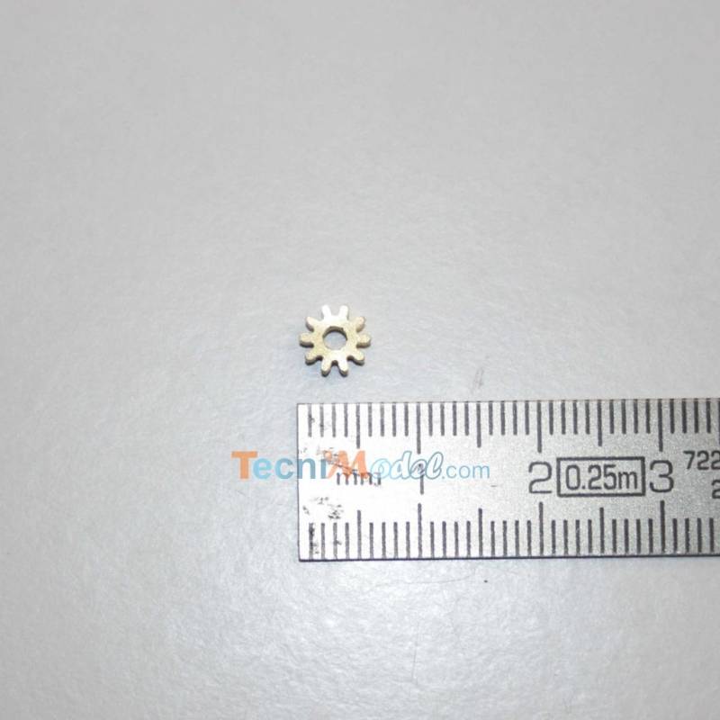 Brass sprocket 10 teeth module 0.5