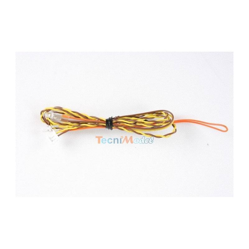Set of 2 orange Ø3mm LEDs for Multifunction module Tamiya (56511 or 56523) 7175101