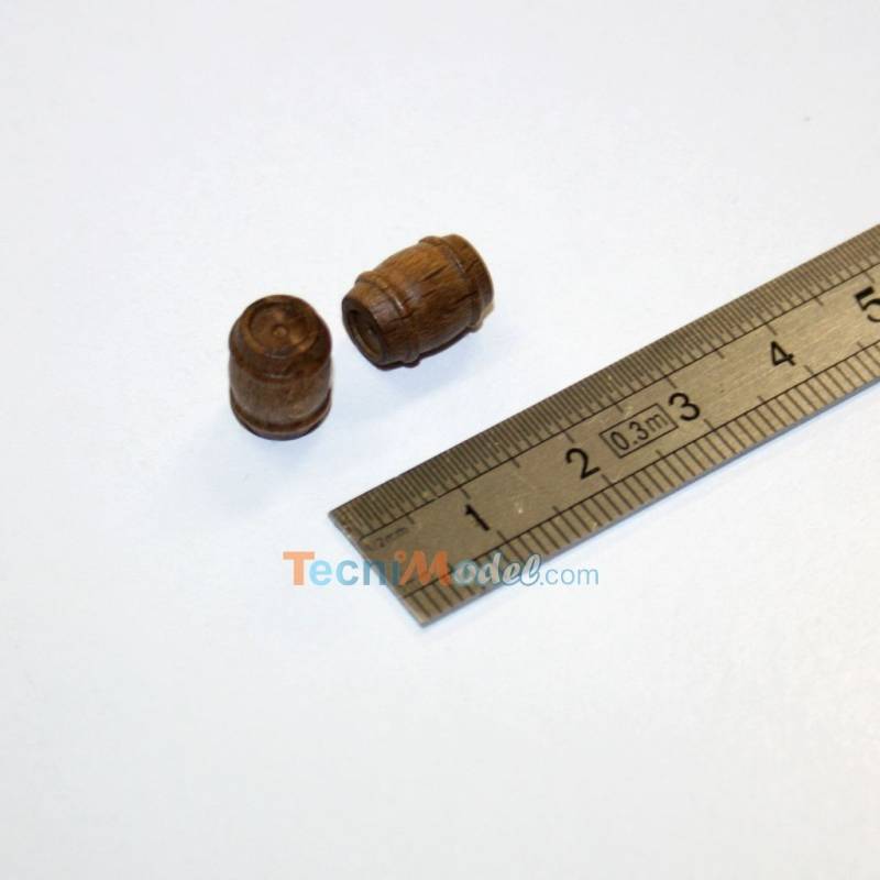 10 Fûts bois 10mm
