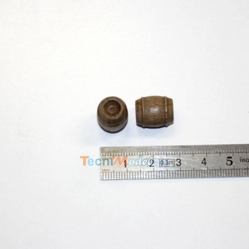 10 Fûts bois 14mm