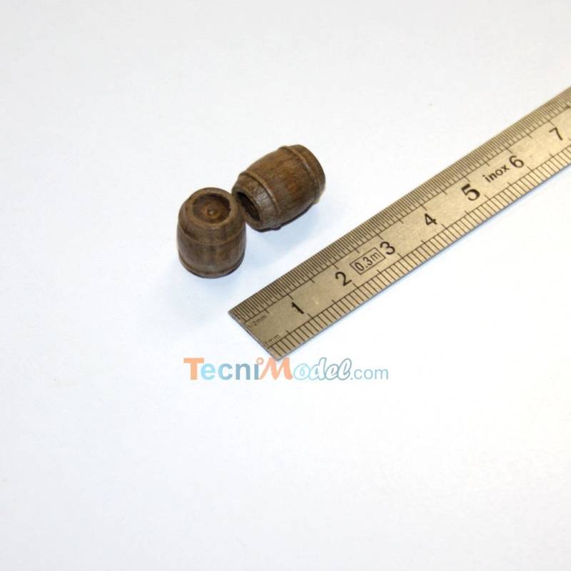 10 Fûts bois 14mm