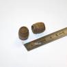 10 Fûts bois 17mm
