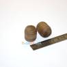 10 Fûts bois 22mm
