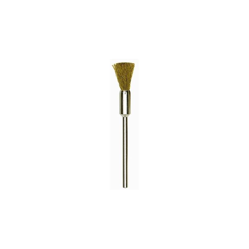 2 Brosses en laiton- pinceau fin Ø 8 mm