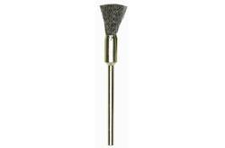 Brosses en acier inoxydable - pinceau fin Ø 8 mm par 2 pièces