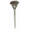 2 Brosses en acier - pinceau rond Ø 13 mm