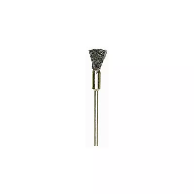 2 Brosses en acier - pinceau fin Ø 8 mm