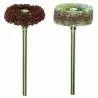 2 Brosses à poncer en toison de nylon en Ø20mm axe Ø2,35mm - Proxxon 28282