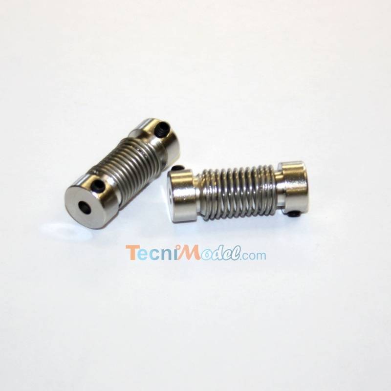 2 Accouplementc a ressort 3mm/3mm