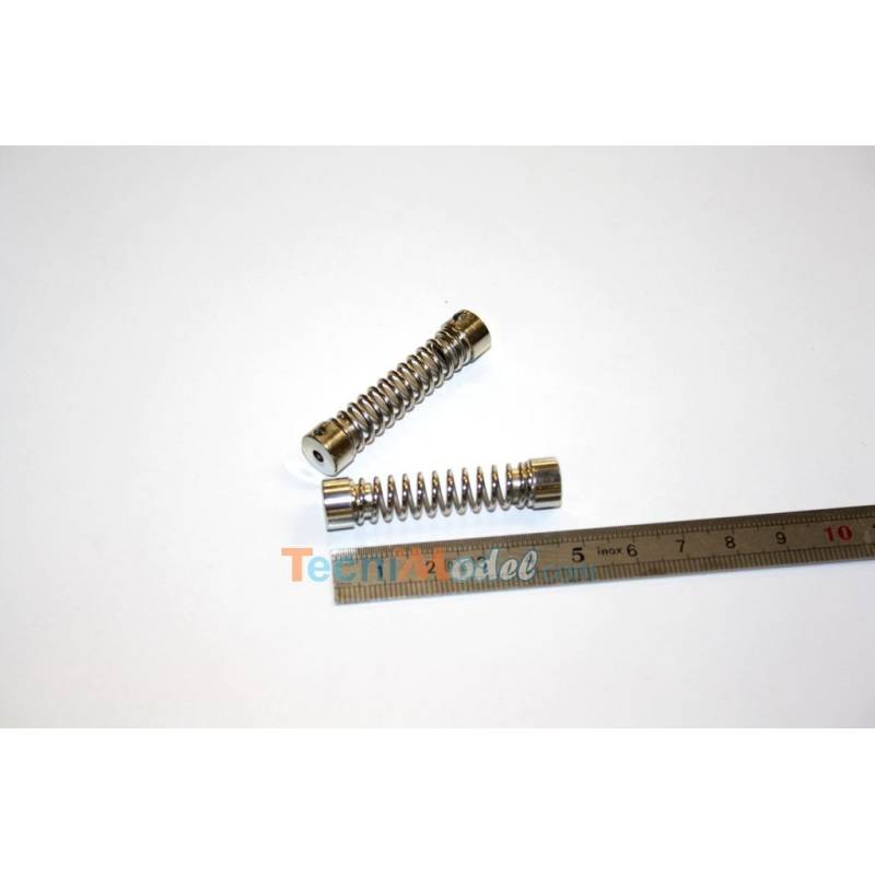 2 Accouplements a ressort 5mm/5mm