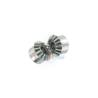 Paire de pignons couple conique acier 16 dents 1:1