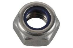 10 Nuts Stainless steel Nylstop M3