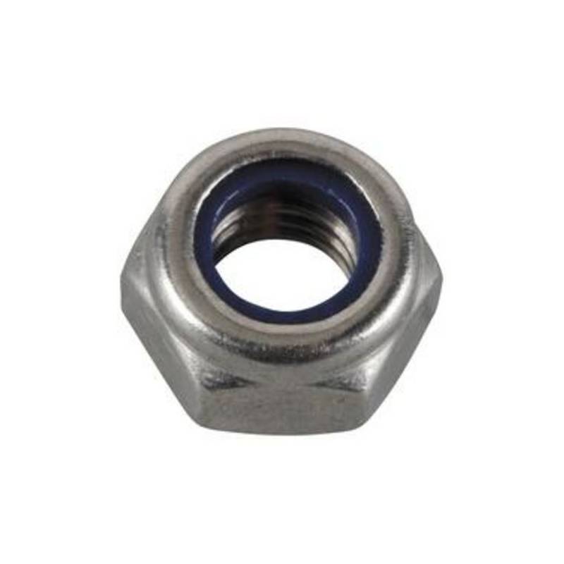 10 Nuts Stainless steel Nylstop M3