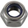 10 Nuts Stainless steel Nylstop M3