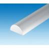 5 Semi-round profiles 2.5mm ref: 243 Evergreen
