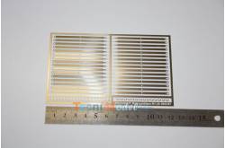 32 Rail stanchions flat 2-hole 51mm