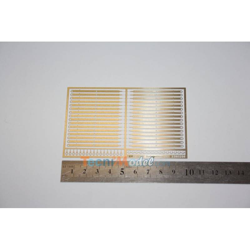 30 Rail stanchions flat 2-hole 41mm