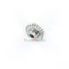 Pignon acier 25 dents, module 1, Ø25mm