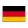 2 German flags 40x60mm