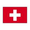 2 Swiss flags 20x30mm