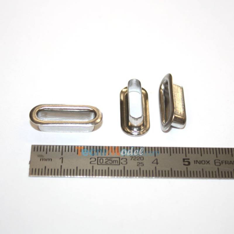 20 nickel-plated brass dowels 22x8x6mm