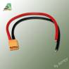 Cordon XT60 mâle avec fils 20cm AWG
