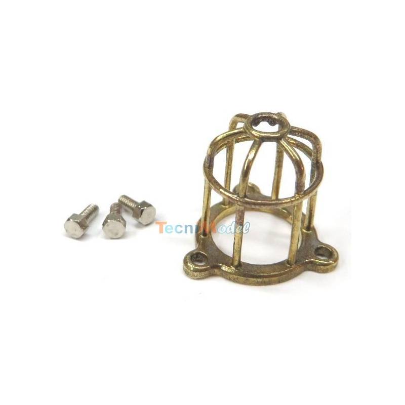 Grille de protection pour gyrophare 1/16 pour montage sur mâtereau - Pistenking LSG16-SET