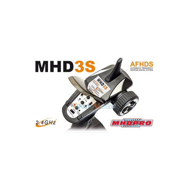 Radiocommande 3 Voies à volant MHD3S 2,4 GHz avec récepteur - Scientific MHD Z01003