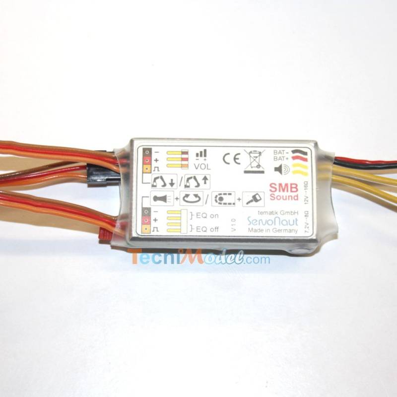 Module de sonorisation SMB Servonaut, special pelle radiocommandées