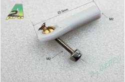 5 Micro ball clevises M2 + screw M2 and nylstop nut