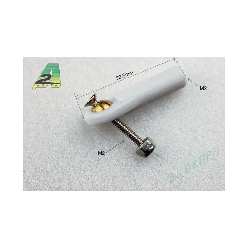 5 Micro ball clevises M2 + screw M2 and nylstop nut