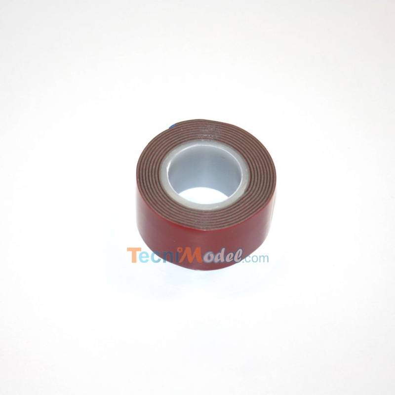 Rouleau double-face 25mm x 1m, épaisseur 1mm