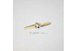 1 Long double rudder aluminium (56mm) for Ø4mm axle