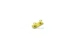 4 Doubles Bollards en laiton 3x11.5mm