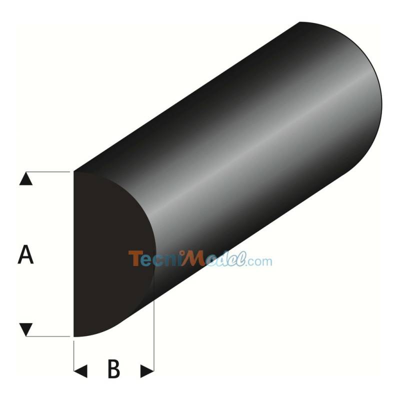 Flexible half-round profile fender half-round 6mm (length 2m)
Raboesch 104.62