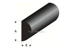 2m Profilé souple pare-battage demi-rond 8mm
Raboesch 104.63