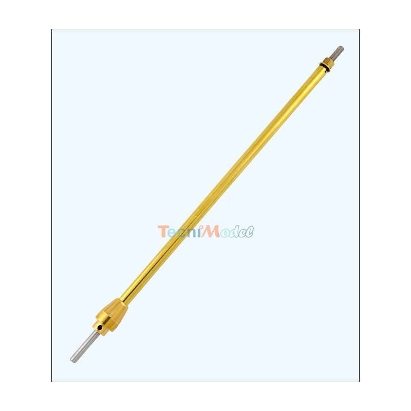 Arbre d'hélice Raboesch Ø4mm recoupable étanche et sans entretien, avec joint à lèvre.