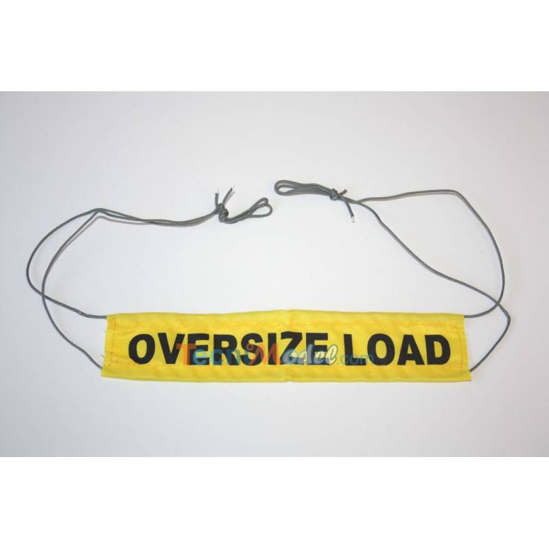 2 "Oversize Load" Flags with ropes - RC4WD Z-S1592