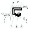 Lip seal 6x16x7