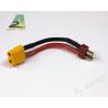 Adaptateur Dean mâle/XT60 femelle
