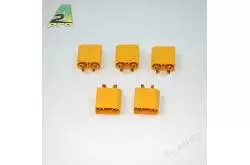 Connecteurs XT-60 OR Haute Qualité (2 paires)