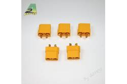 Connecteurs XT-60 OR Haute Qualité (2 paires)