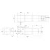 949DRA 100:1 geared motor with angle gear