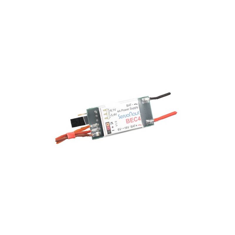 Alimentation stabilisé 5.4v ou 6.1v 4A - Servonaut BEC4